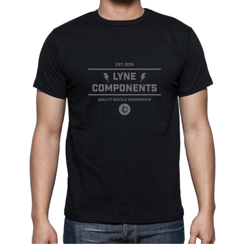 Lyne Emblem T-Shirt - Black