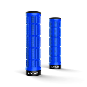 Lyne Cosmic Cactus Single Lock-on Grips -Blue