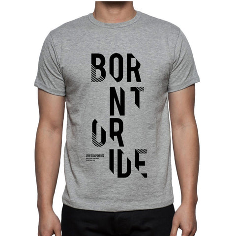 Lyne Born to Ride T-Shirt - Grey