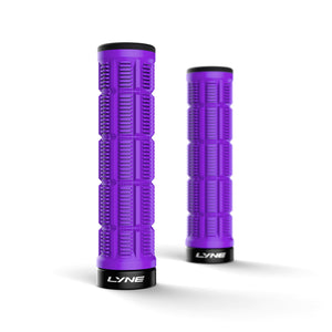 Lyne Cosmic Cactus Single Lock-on Grips -Purple
