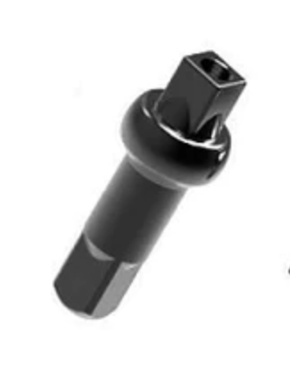 Pillar Double Square Nipple 16mm- Brass